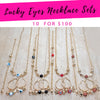 10 juegos de collares Lucky Eye ($ 10.00 cada uno) por $ 100 Gold Layered