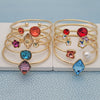 10pcs of Swarovski Crystal Bangles in Gold Layered ($10.00) ea