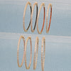 8prs de Inside Out Large Hoops 02.156.0567.50 en Gold Layered ($12.50) c/u