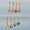 25prs of Assorted Long CZ Earrings in Gold Layered ($4.00) ea