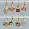 30prs of Dainty CZ Leverback Earrings in Gold Layered ($3.33) ea