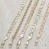 12 pulseras gruesas para hombre ($8.33) c/u por $100 en capas de oro