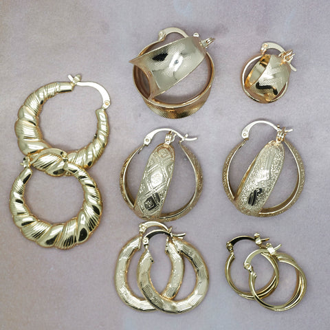 Kit de paquete de 40 aros ($2.50 c/u) Estilos mixtos surtidos