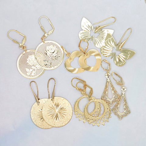 Kit de 30 aretes colgantes ($3.00 c/u) Surtido de estilos mixtos
