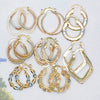 30 Medium Gold Filled Tricolor Hoops Bundle Kit ($3.33 ea) Assorted Mixed Styles