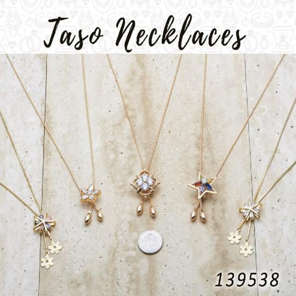 12 collares Taso en capas de oro ($8.33) c/u