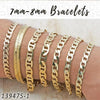15pcs of 7mm and 8mm Basic Bracelets in Gold Layered ($6.67) ea