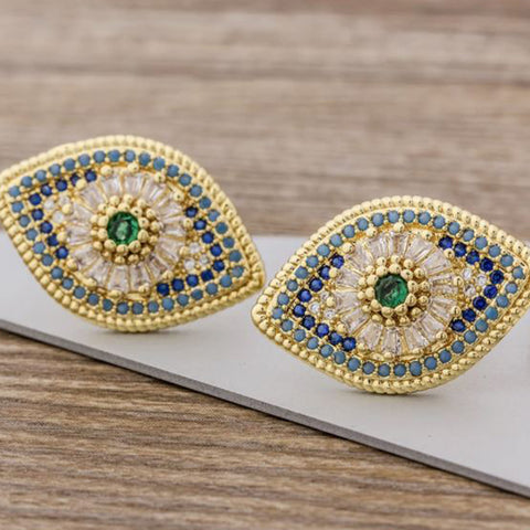 Micro Pave Stud Earrings