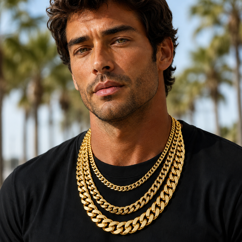 Miami Cuban and Monaco Chains