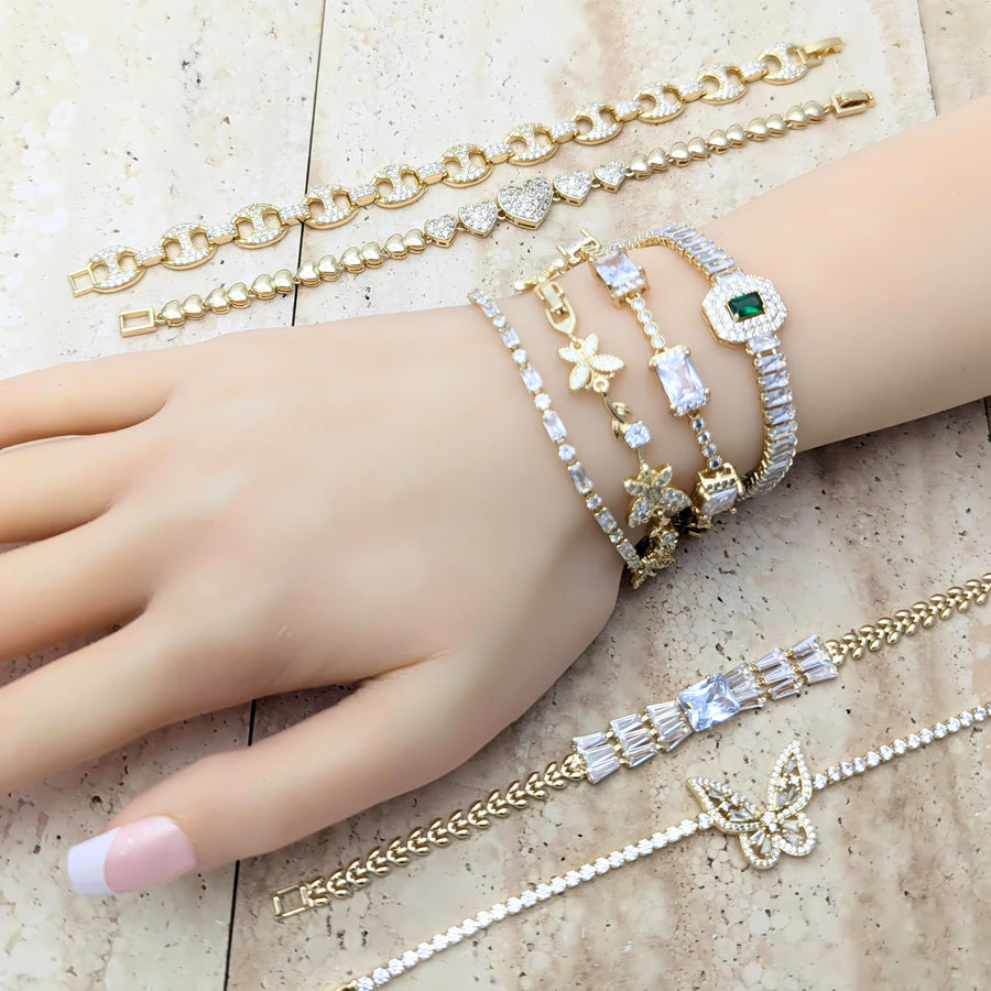 Tennis bracelets wholesale assortment for jewelry retailers