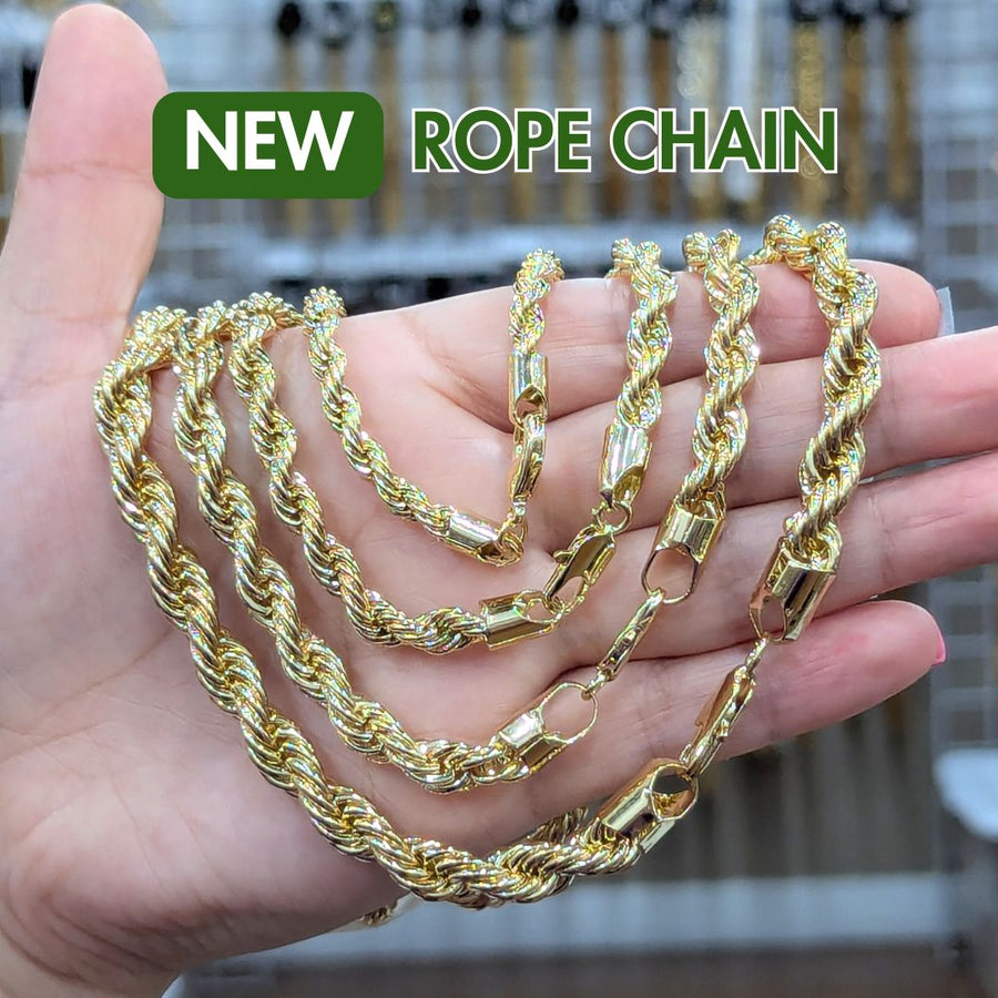 Gold Filled rope chains and bracelets wholesale