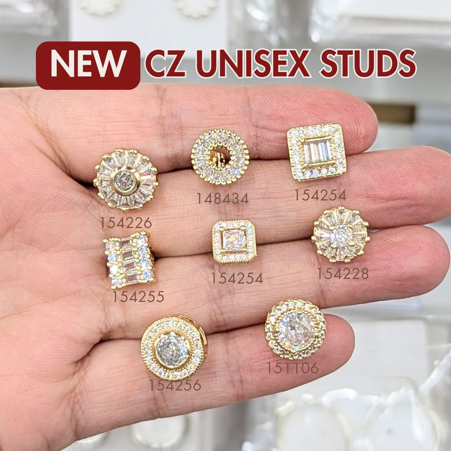 Unisex stud earrings wholesale