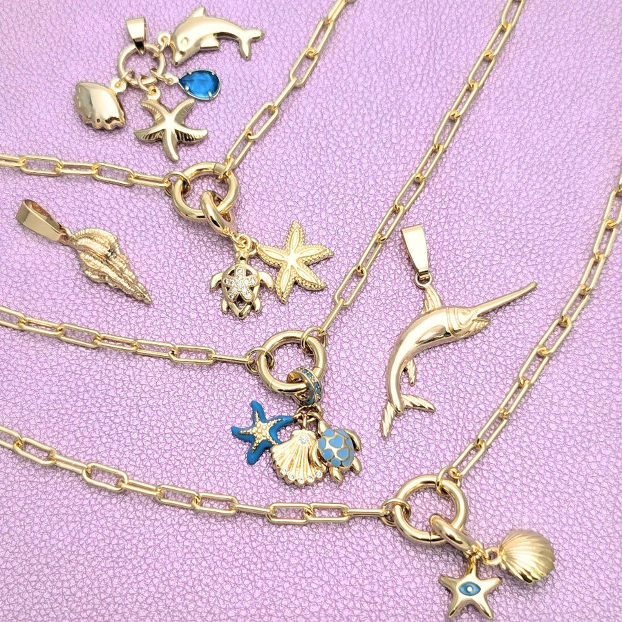 Gold Filled sea life jewelry wholesale