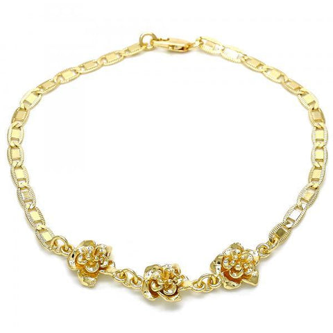 Gold Filled Style Fancy Anklets - Wholesale