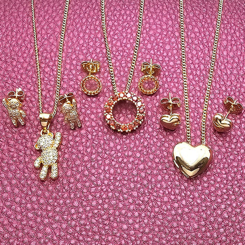 Earring and Pendant - Adult Sets