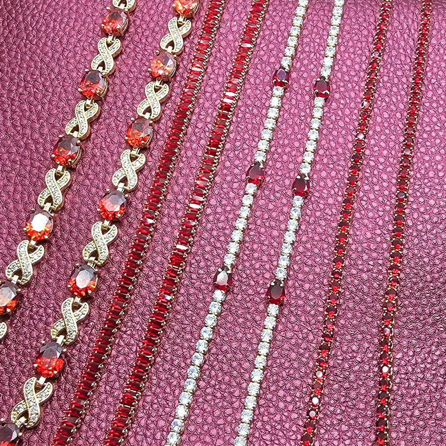 Ruby red July birthstone jewelry wholesale