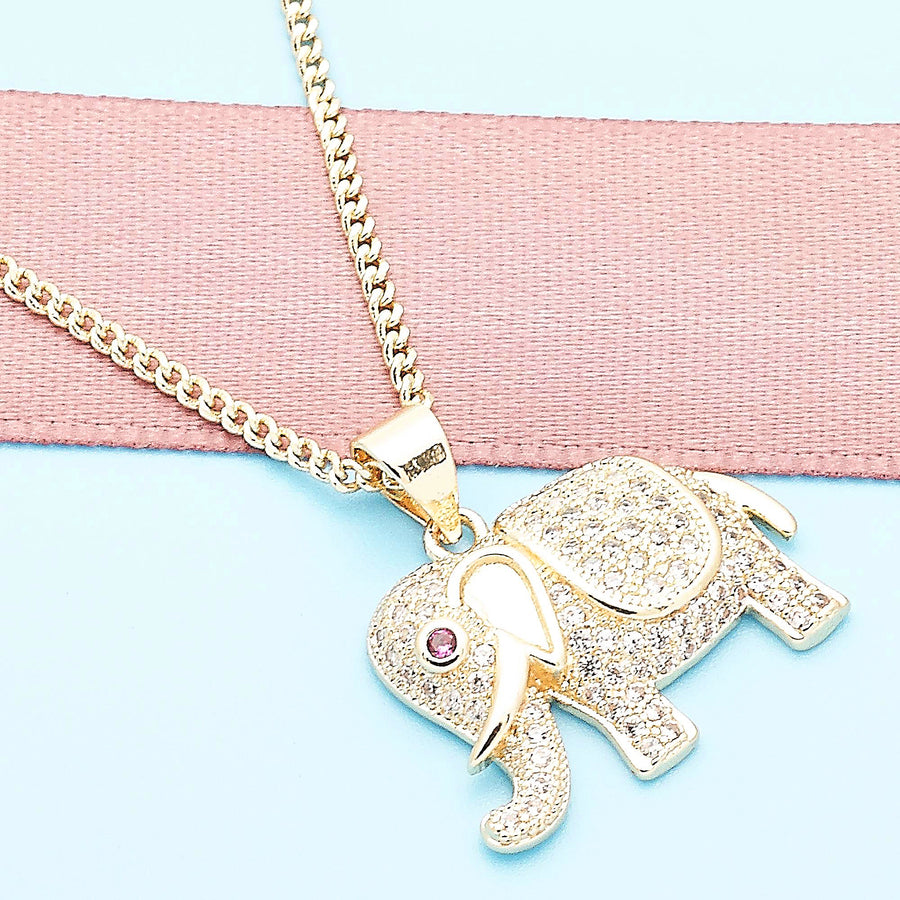 Gold Filled lucky elephant jewelry wholesale