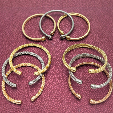 Gold Filled Trio Bangles