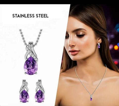 Stainless Steel Earring & Pendant Sets