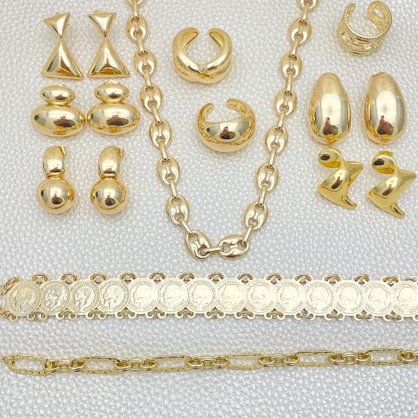 Bold gold-tone jewelry wholesale