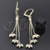 Oro Laminado Long Earring, Gold Filled Style Dog Design, Polished, Golden Finish, 5.076.003