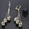 Oro Laminado Long Earring, Gold Filled Style Polished, Golden Finish, 5.083.005