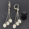 Oro Laminado Long Earring, Gold Filled Style Polished, Golden Finish, 5.090.003