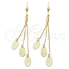 Oro Laminado Long Earring, Gold Filled Style Polished, Golden Finish, 5.090.003