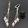 Oro Laminado Long Earring, Gold Filled Style Polished, Golden Finish, 5.093.005