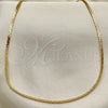 Oro Laminado Basic Necklace, Gold Filled Style Long Box Design, Polished, Golden Finish, 5.223.019.20 (0.60 Gauge, 02 MM Thickness, 20 Inches Length)