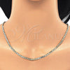 Oro Laminado Basic Necklace, Gold Filled Style Mariner Design, Polished, Golden Finish, 5.222.026.18 (0.80 Gauge, 03 MM Thickness, 18 Inches Length)