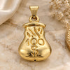 Oro Laminado Fancy Pendant, Gold Filled Style Polished, Golden Finish, 44.013