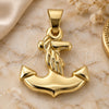Oro Laminado Fancy Pendant, Gold Filled Style Buffalo Design, Polished, Golden Finish, 44.021
