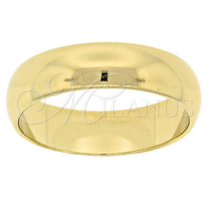 Oro Laminado Wedding Ring, Gold Filled Style Polished, Golden Finish, 5.164.031.06 (Size 6)