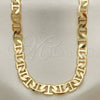Oro Laminado Basic Necklace, Gold Filled Style Mariner Design, Polished, Golden Finish, 5.222.022.20 (180 Gauge, 08 MM Thickness, 20 Inches Length)