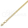 Oro Laminado Basic Bracelet, Gold Filled Style Mariner Design, Polished, Golden Finish, 5.222.024.08 (120 Gauge, 06 MM Thickness, 8 Inches Length)