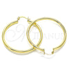Oro Laminado Large Hoop, Gold Filled Style Polished, Golden Finish, 5.134.021.45