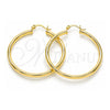 Oro Laminado Large Hoop, Gold Filled Style Polished, Golden Finish, 5.134.021.45