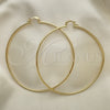 Oro Laminado Large Hoop, Gold Filled Style Polished, Golden Finish, 5.134.004.60