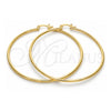 Oro Laminado Large Hoop, Gold Filled Style Polished, Golden Finish, 5.134.004.60