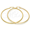 Oro Laminado Large Hoop, Gold Filled Style Polished, Golden Finish, 5.134.004.60