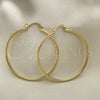 Oro Laminado Medium Hoop, Gold Filled Style Polished, Golden Finish, 5.134.007.45