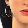 Oro Laminado Medium Hoop, Gold Filled Style Polished, Golden Finish, 5.134.009.35
