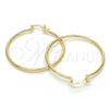 Oro Laminado Medium Hoop, Gold Filled Style Polished, Golden Finish, 5.134.009.35