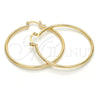Oro Laminado Medium Hoop, Gold Filled Style Polished, Golden Finish, 5.134.009.35