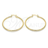 Oro Laminado Medium Hoop, Gold Filled Style Polished, Golden Finish, 5.134.009.35