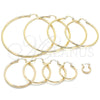 Oro Laminado Small Hoop, Gold Filled Style Hollow Design, Polished, Golden Finish, 5.134.027.20