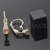 Oro Laminado Leverback Earring, Gold Filled Style with Golden Cubic Zirconia, Polished, Golden Finish, 5.128.106.1