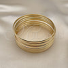Oro Laminado Semanario Bangle, Gold Filled Style Polished, Golden Finish, 5.232.004.06 (04 MM Thickness, Size 6 (2.75 Diameter))