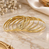 Oro Laminado Semanario Bangle, Gold Filled Style Diamond Cutting Finish, Golden Finish, 116.006.05 (04 MM Thickness, Size 5 (2.50 Diameter))